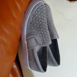NWOT Vionic suede slip ons
